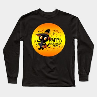 Halloween cat Long Sleeve T-Shirt